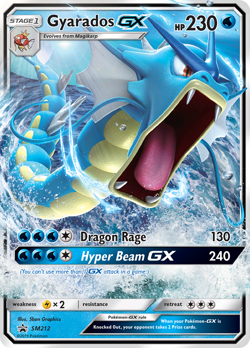 Gyarados GX SM212 P SM Black Star Promos Pokemon NM/M - Image 4