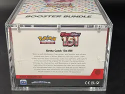 Pokemon 151 SV3.5 Booster Bundle Display Factory Sealed Case W/Acrylic Case - Image 3