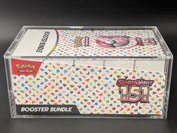 Pokemon 151 SV3.5 Booster Bundle Display Factory Sealed Case W/Acrylic Case - Image 4