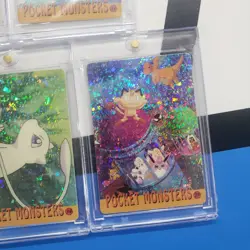 Lot of 5 Holo Prism Foil Japanese Pokemon Vending Stickers MEW CHARIZARD PIK 30s - Image 4