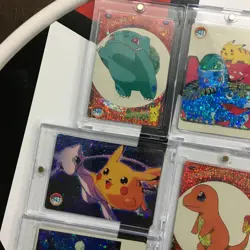 Lot of 10 Holo Prism Foil Japanese Pokemon Vending Stickers Squirtle Squad 340s - Image 2