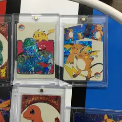 Lot of 10 Holo Prism Foil Japanese Pokemon Vending Stickers Squirtle Squad 340s - Image 3
