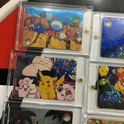 Lot of 10 Holo Prism Foil Japanese Pokemon Vending Stickers Charizard Jiggl 370s - Image 2