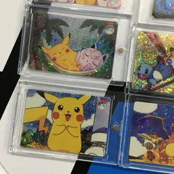 Lot of 10 Holo Prism Foil Japanese Pokemon Vending Stickers Charizard Jiggl 370s - Image 4