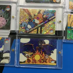 Lot of 10 Holo Prism Foil Japanese Pokemon Vending Stickers Charizard Jiggl 370s - Image 5