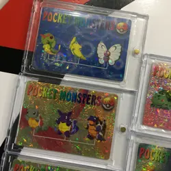 Lot 8 Holo Prism Foil Japanese Pokemon Vending Stickers Bulbasaur Charizard 1191 - Image 2