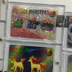 Lot 8 Holo Prism Foil Japanese Pokemon Vending Stickers Bulbasaur Charizard 1191 - Image 4