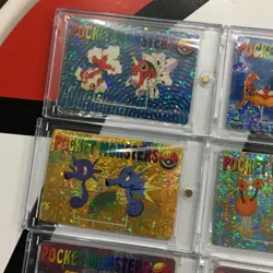 Lot of 7 Holo Prism Foil Japanese Pokemon Vending Stickers HYPNO 1210s - Image 2
