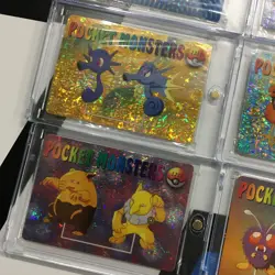 Lot of 7 Holo Prism Foil Japanese Pokemon Vending Stickers HYPNO 1210s - Image 3