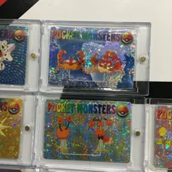 Lot of 7 Holo Prism Foil Japanese Pokemon Vending Stickers HYPNO 1210s - Image 4