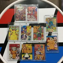 Lot of 10 Holo Prism Foil Japanese Pokemon Vending Stickers Nurse Joy+ 440s - Image 1