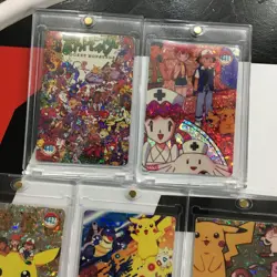 Lot of 10 Holo Prism Foil Japanese Pokemon Vending Stickers Nurse Joy+ 440s - Image 2