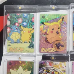 Lot of 9 Holo Prism Foil Japanese Pokemon Vending Stickers TEAM ROCKET+ 270s - Image 2