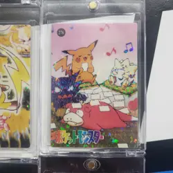 Lot of 9 Holo Prism Foil Japanese Pokemon Vending Stickers TEAM ROCKET+ 270s - Image 5