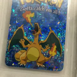 Vintage Pokemon US Vending Machine Sticker CHARIZARD 006 +Sleeve Acrylic Display - Image 3