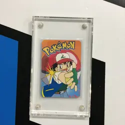 Vintage Pokemon US Vending Machine Sticker CHARIZARD 006 +Sleeve Acrylic Display - Image 4