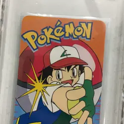 Vintage Pokemon US Vending Machine Sticker CHARIZARD 006 +Sleeve Acrylic Display - Image 5