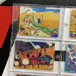 Lot of 8 Holo Prism Foil Japanese Pokemon Vending Stickers Snubbull 380s - Image 2