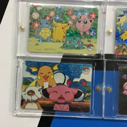 Lot of 8 Holo Prism Foil Japanese Pokemon Vending Stickers Snubbull 380s - Image 4