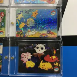Lot of 8 Holo Prism Foil Japanese Pokemon Vending Stickers Snubbull 380s - Image 5