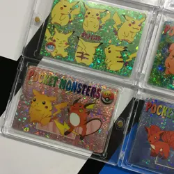 Lot 9 Holo Prism Foil Japanese Pokemon Vending Stickers Vulpix Ninetales 1180s+ - Image 3