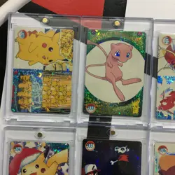 Lot of 10 Holo Prism Foil Japanese Pokemon Vending Stickers Christmas CUTE 330s - Image 2