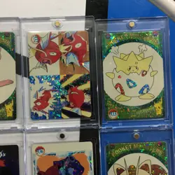 Lot of 10 Holo Prism Foil Japanese Pokemon Vending Stickers Christmas CUTE 330s - Image 3