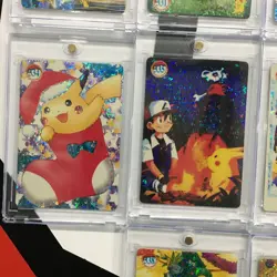 Lot of 10 Holo Prism Foil Japanese Pokemon Vending Stickers Christmas CUTE 330s - Image 4