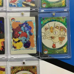 Lot of 10 Holo Prism Foil Japanese Pokemon Vending Stickers Christmas CUTE 330s - Image 5