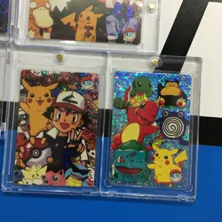 Lot of 7 Holo Prism Foil Japanese Pokemon Vending Stickers ASH PIKACHU 430s - Image 5