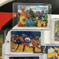 Lot of 10 Holo Prism Foil Japanese Pokemon Vending Stickers Charizard 360s370s - Image 2