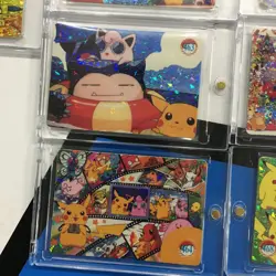 Lot of 9 Holo Prism Foil Japanese Pokemon Vending Stickers Charizard Snorlax 460 - Image 4