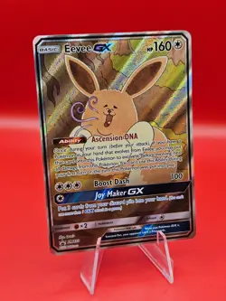 Pokemon TCG Eevee GX SM233 Full Art Black Star Promo Sun & Moon - Image 1