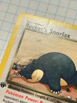 Rocket’s Snorlax 33/132 Rare Gym Hero’s Unlimited Pokemon WOTC English - Image 2