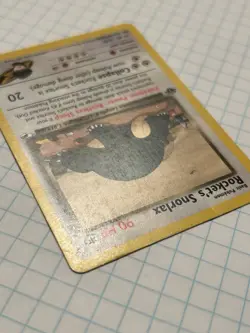 Rocket’s Snorlax 33/132 Rare Gym Hero’s Unlimited Pokemon WOTC English - Image 3