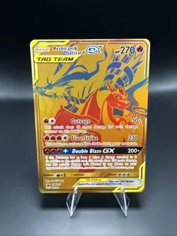 Pokemon Reshiram & Charizard GX SM247 Sm Holo - Image 2
