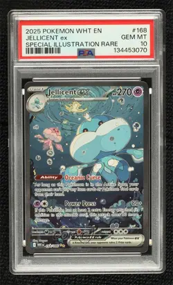 Jellicent ex Special Illustration Rare Pokemon White Flare WHT PSA 10 GEM MT - Image 1