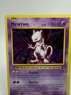 Pokemon TCG Mewtwo XY Evolutions 51/108 Cracked Ice Holo Rare +++ - Image 4