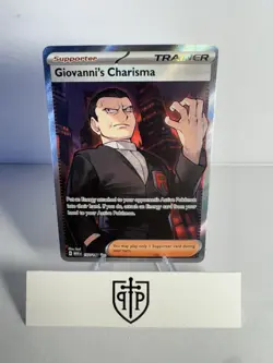 Pokemon TCG - Giovanni's Charisma 197/165 151 - Ultra Rare Holo - NM - Image 1