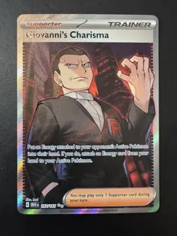 Pokemon TCG - Giovanni's Charisma 197/165 151 - Ultra Rare Holo - NM - Image 3