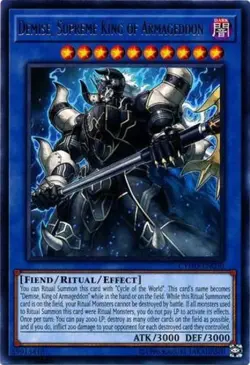 Demise, Supreme King of Armageddon - CYHO-EN030 - Rare - Unlimited Edition Near - Image 1