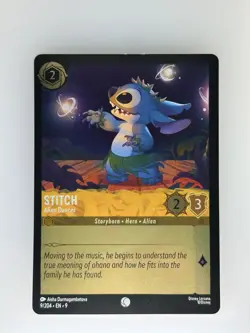Disney Lorcana Stitch - Alien Dancer Common Fabled 9/204 Foil NM - Image 1
