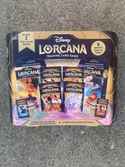 ⭐ Disney Lorcana: The First Chapter Target Gift Box 6 Booster Packs Limited ⭐ - Image 1