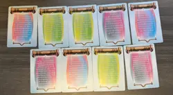 Lorcana - Winterspell - Puzzle & Lore Cards - Complete Set - Lilo And Stitch - - Image 2