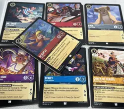 Disney Lorcana Lot Into The Inklands 84 Cards Common Rare Foil Kida Baloo Alice - Image 1