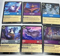 Disney Lorcana Lot Into The Inklands 84 Cards Common Rare Foil Kida Baloo Alice - Image 2