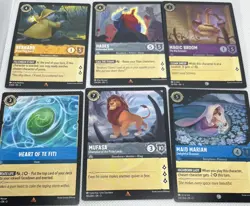 Disney Lorcana Lot Into The Inklands 84 Cards Common Rare Foil Kida Baloo Alice - Image 3