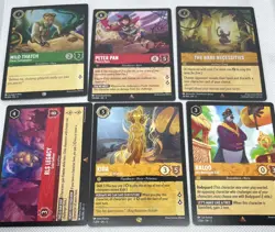 Disney Lorcana Lot Into The Inklands 84 Cards Common Rare Foil Kida Baloo Alice - Image 4