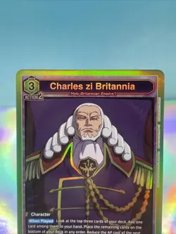 Union Arena CCG Code Geass Charles li Britannia UE04BT/CGH-1-040 Super Rare - Image 2