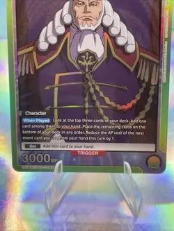 Union Arena CCG Code Geass Charles li Britannia UE04BT/CGH-1-040 Super Rare - Image 3